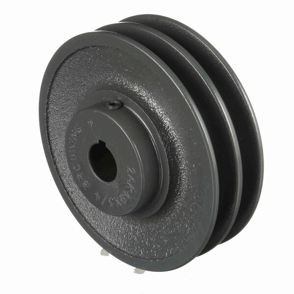 2 Groove Cast Iron Fhp - Finished Bore Sheave, 2AK49X3/4